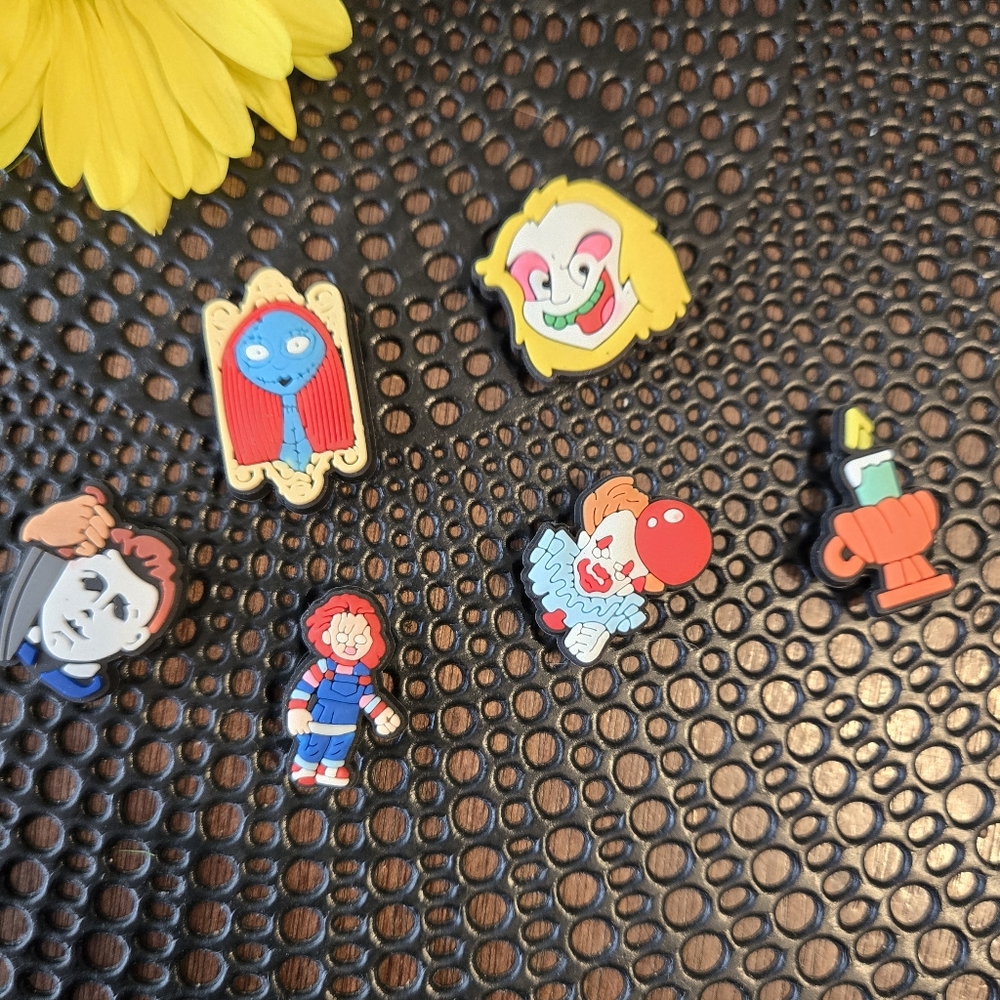 5 for $25 Horror Croc Jibbitz Charms Shoes Beetlejuice Chucky